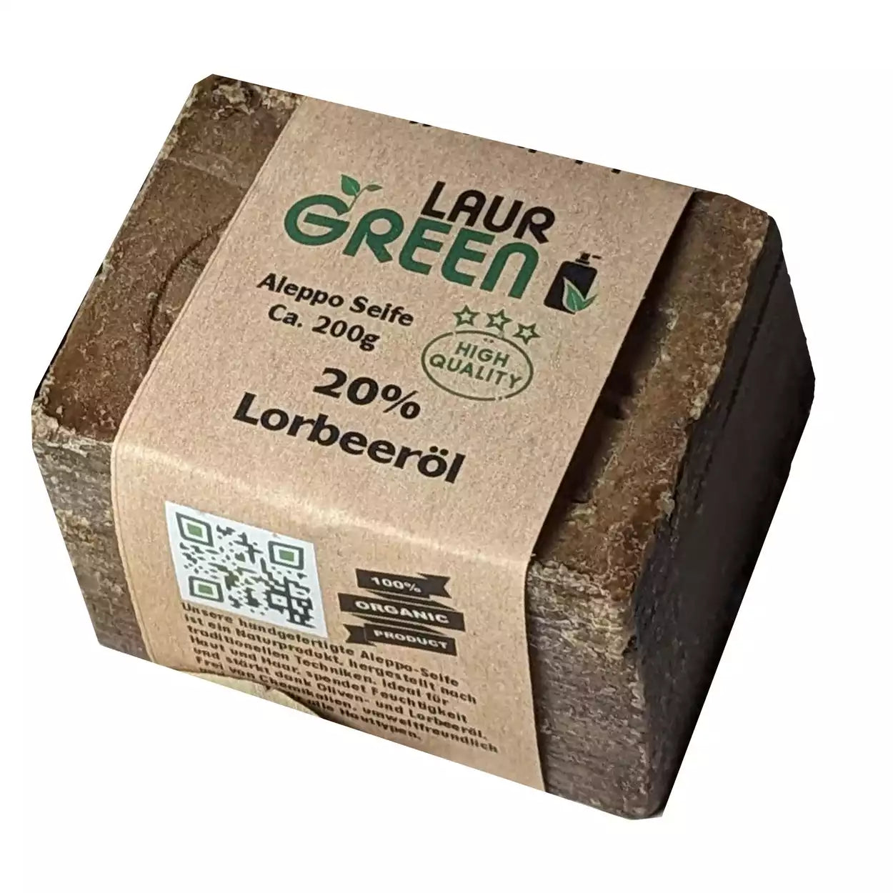 LAUR Classic - Original Aleppo Soap 20% Laurel oil-0