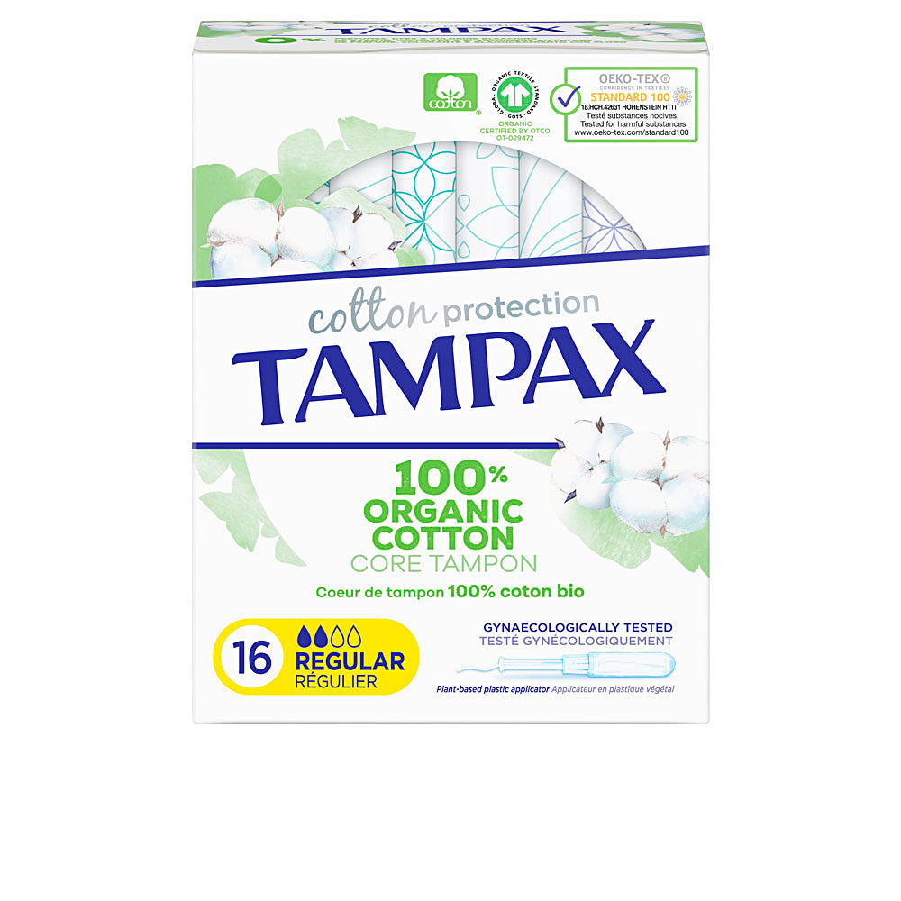 TAMPAX ORGANIC REGULAR tampón 16 u-0