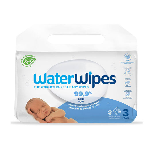 WATERWIPES baby wipes with 99.9% organic water 180 u-0