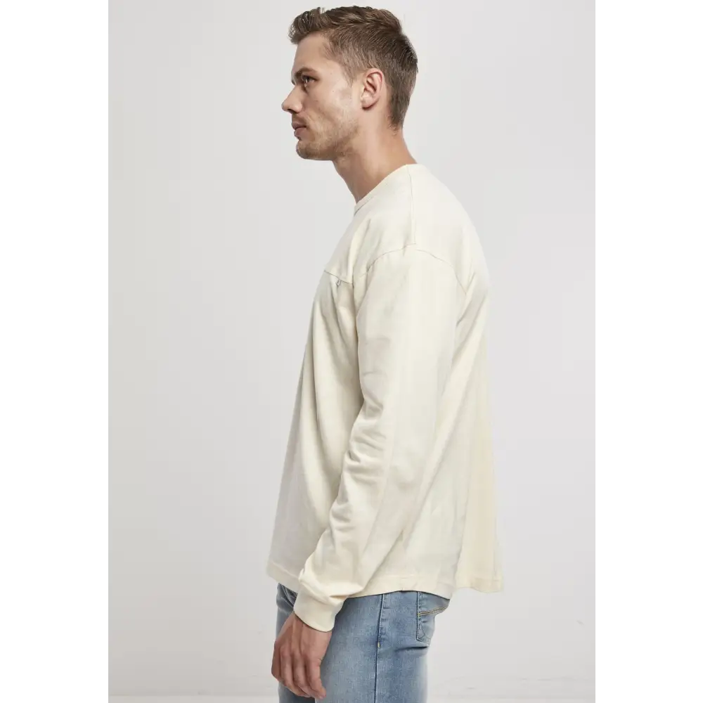 Organic Cotton Short Curved Oversized Longsleeve-3